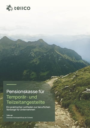 Leitfaden - Pensionskasse für Temporär- und Teilzeitangestellte - Titelblatt